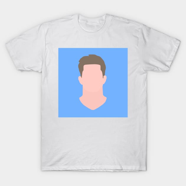 Kevin De Bruyne Minimalistic Face Art T-Shirt by GotchaFace